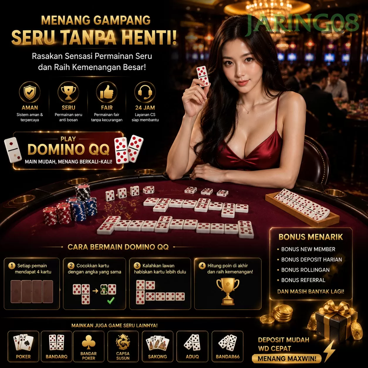 Login jaring08 Sekarang Bonus Melimpah